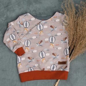 Sweater mit Knopfleiste Gr. 74