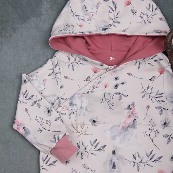 Hoody mit Knopfleiste Gr. 86 – Bild 3