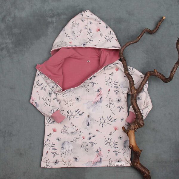 Hoody mit Knopfleiste Gr. 86 – Bild 2