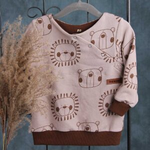 Sweater mit Knopfleiste Gr. 80