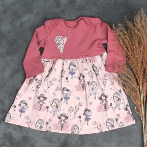 Langarm Kleid Gr. 74