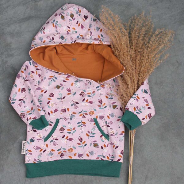 Hoody mit Knopfleiste Gr. 80 – Bild 2