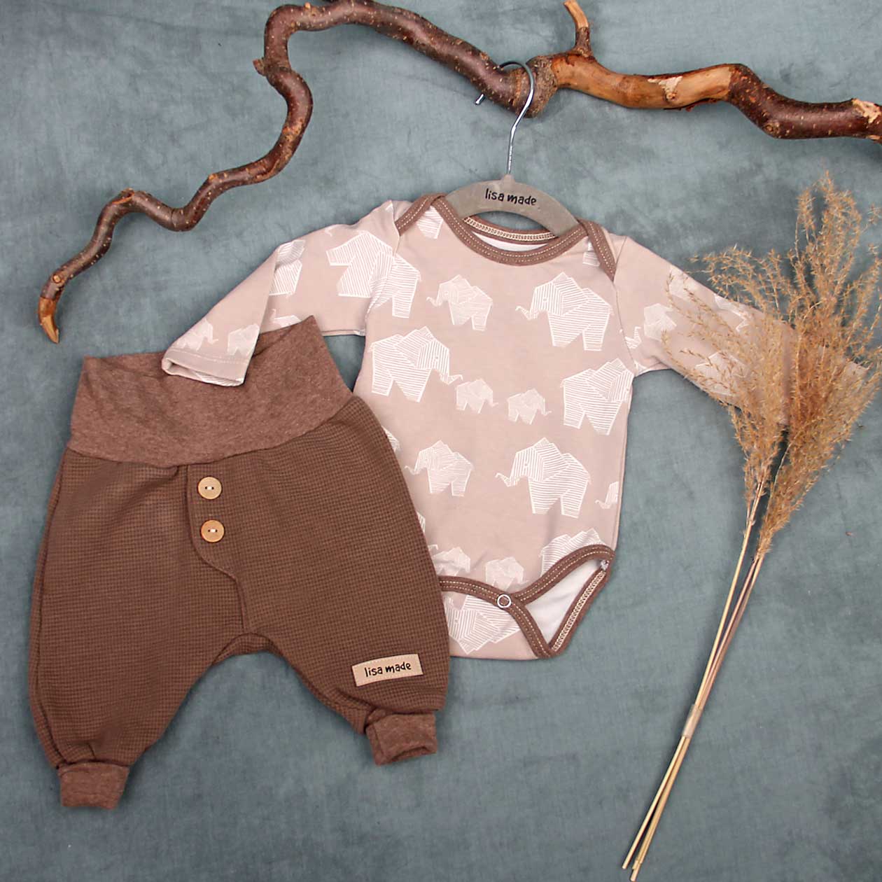 Set aus Body und Hose Gr. 56