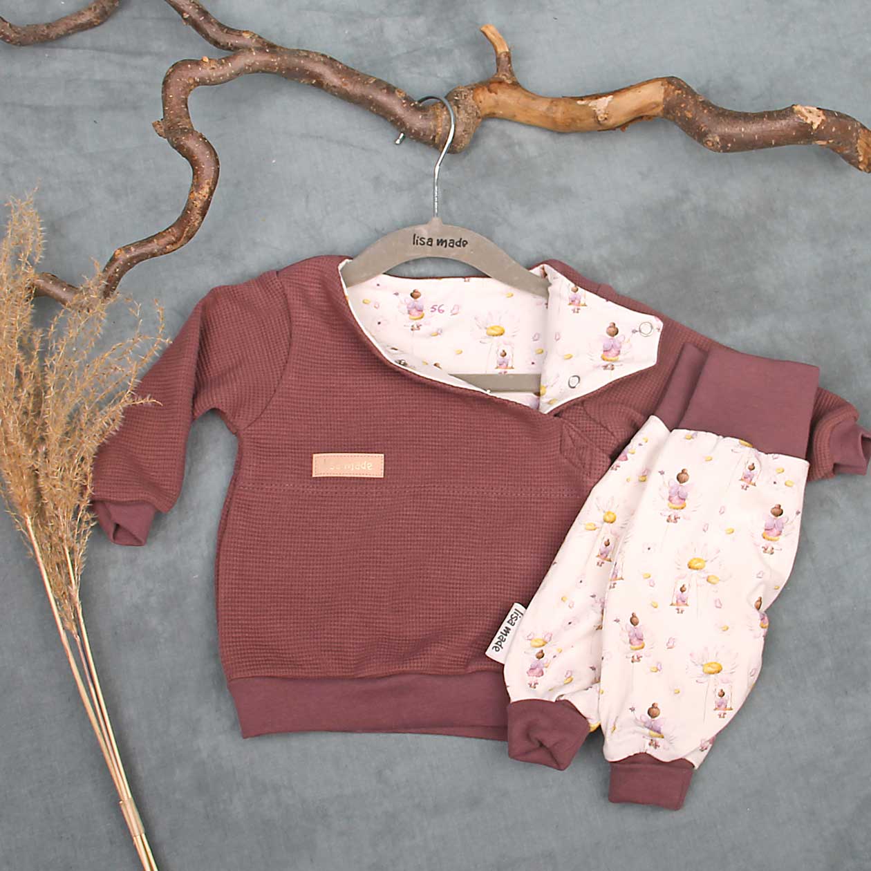 Set aus Sweater und Hose Gr. 56 – Bild 3