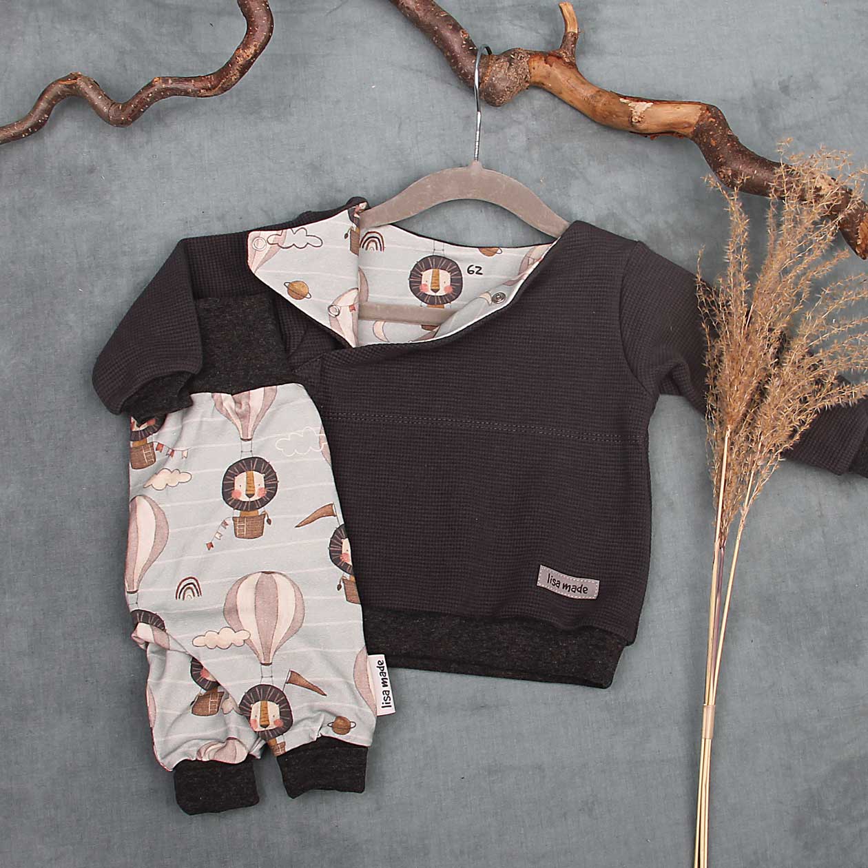 Set aus Sweater und Hose Gr. 62 – Bild 3