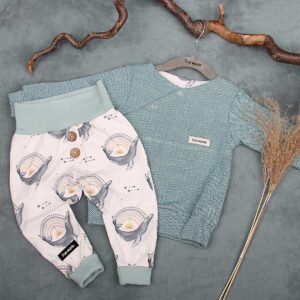 Set aus Sweater und Hose Gr. 74