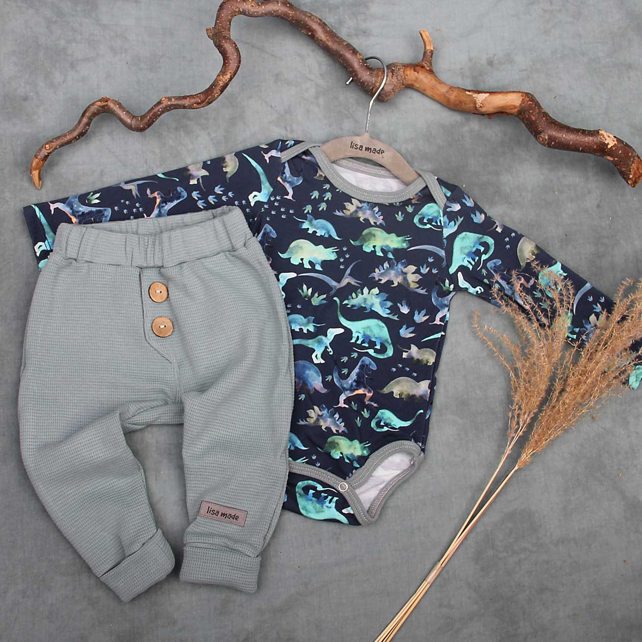 Set aus Body und Hose Gr. 74